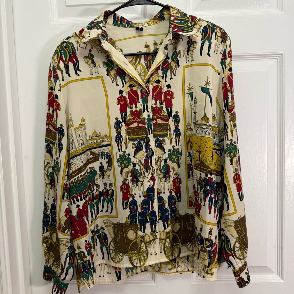 Multicolor Graphic top